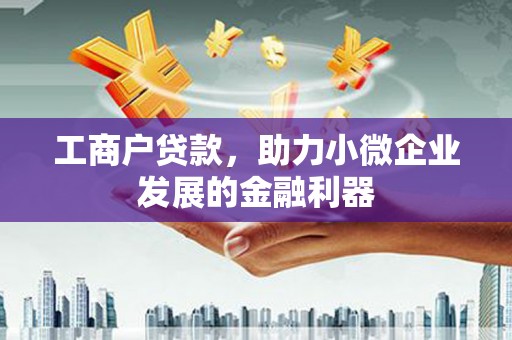 曲江工商户贷款,助力小微企业发展的金融利器 曲江工商户贷款,助力小微企业发展的金融利器