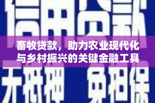 曲江畜牧贷款，助力农业现代化与乡村振兴的关键金融工具