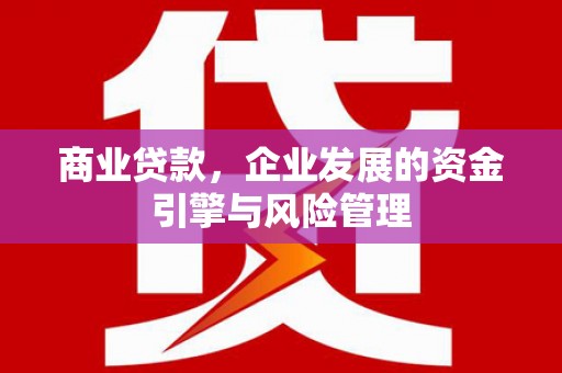 曲江商业贷款，企业发展的资金引擎与风险管理