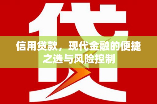 曲江信用贷款，现代金融的便捷之选与风险控制