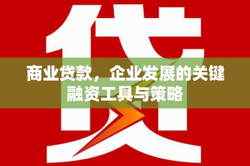 曲江商业贷款，企业发展的关键融资工具与策略