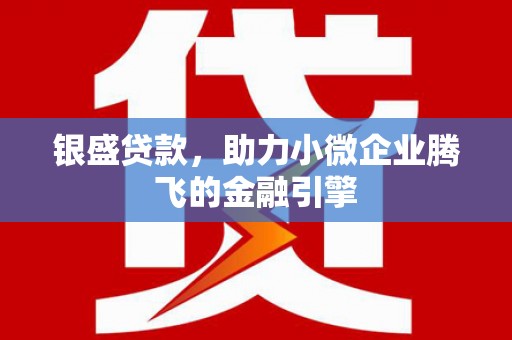 曲江银盛贷款，助力小微企业腾飞的金融引擎