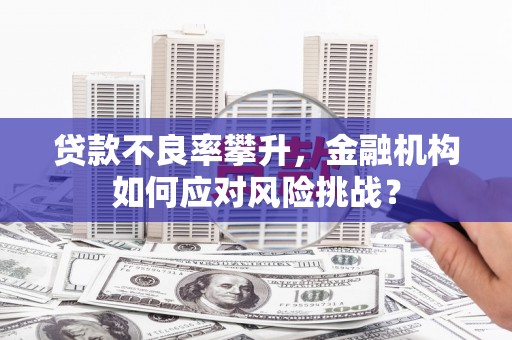 曲江贷款不良率攀升，金融机构如何应对风险挑战？
