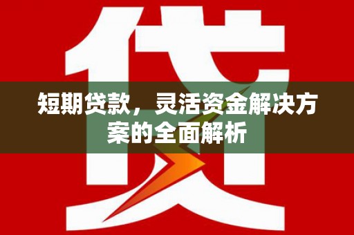 曲江短期贷款，灵活资金解决方案的全面解析
