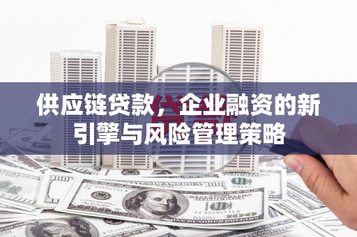 曲江供应链贷款，企业融资的新引擎与风险管理策略