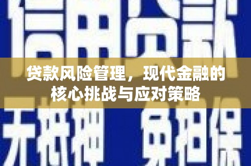 曲江贷款风险管理，现代金融的核心挑战与应对策略