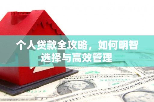 曲江个人贷款全攻略，如何明智选择与高效管理