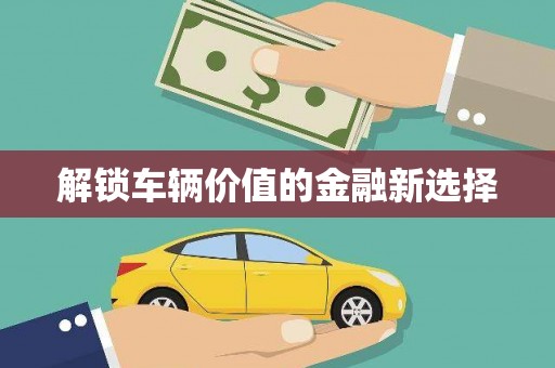 曲江解锁车辆价值的金融新选择